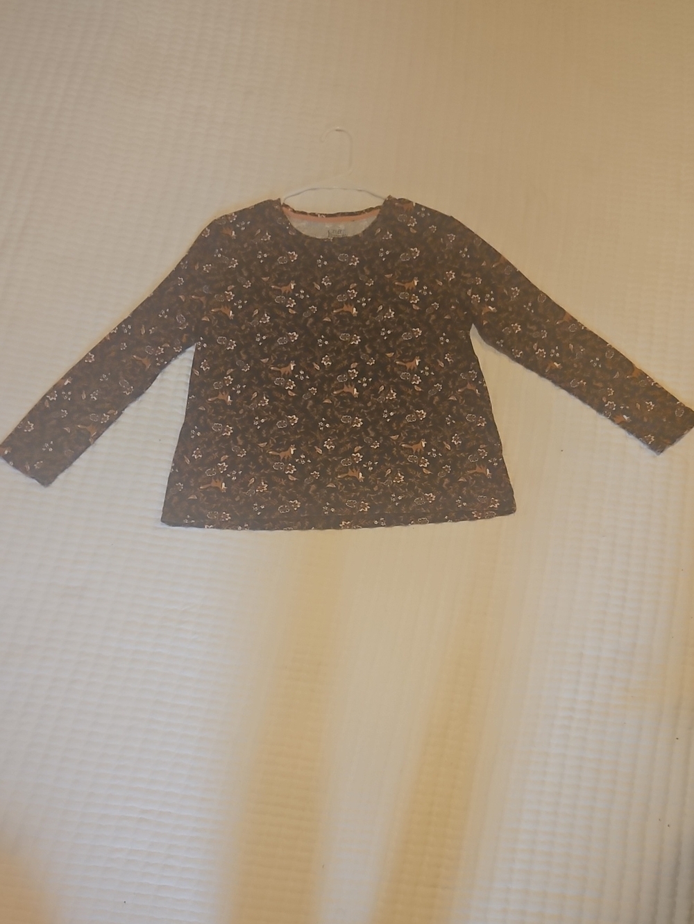 croft & barrow Floral Long-Sleeve Tee